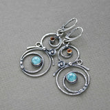 Blue Stone Earrings
