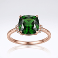 Rose Gold Gemstone Ring