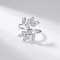Gold Leaf Wrap Ring - (Adjustable)