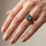 Rose Gold Enchanted Forest Ring
