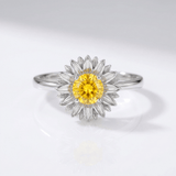 Sunflower Ring - (Adjustable)