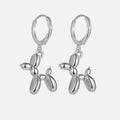 Gold Huggie Earrings with Mini Balloon Dog Charm