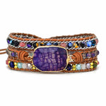 Amethyst Wrap Bracelet