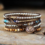 Handmade Natural Jasper Wrap Bracelet
