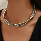Vintage Thick Layered Necklace