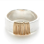 Handmade Silver & Coil Ring