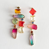 Vintage Colourful Cocktail Dangling Earrings