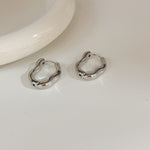 Vintage Irregular Gold and Silver Earrings