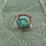 Boho Turquoise Ring