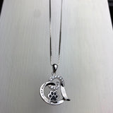 Elegant Dog Memorial Necklace – Stainless Steel