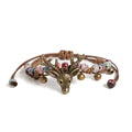 Handcrafted Ceramic Fawn Charm Bracelet