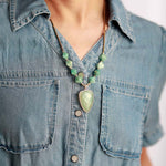 Adoring Amazonite Pendant Necklace