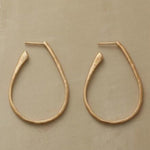 Vintage Gold Hoop Earrings