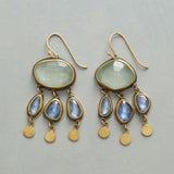 Vintage Colourful Rain Stones Earrings