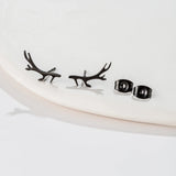 Deer Antler Stud Earrings