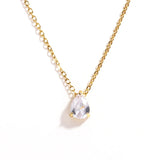 Crystal Teardrop Birthstone Necklace