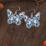 Sparkling Butterfly Statement Earrings
