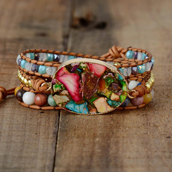 Colour Splash Jasper Bracelet