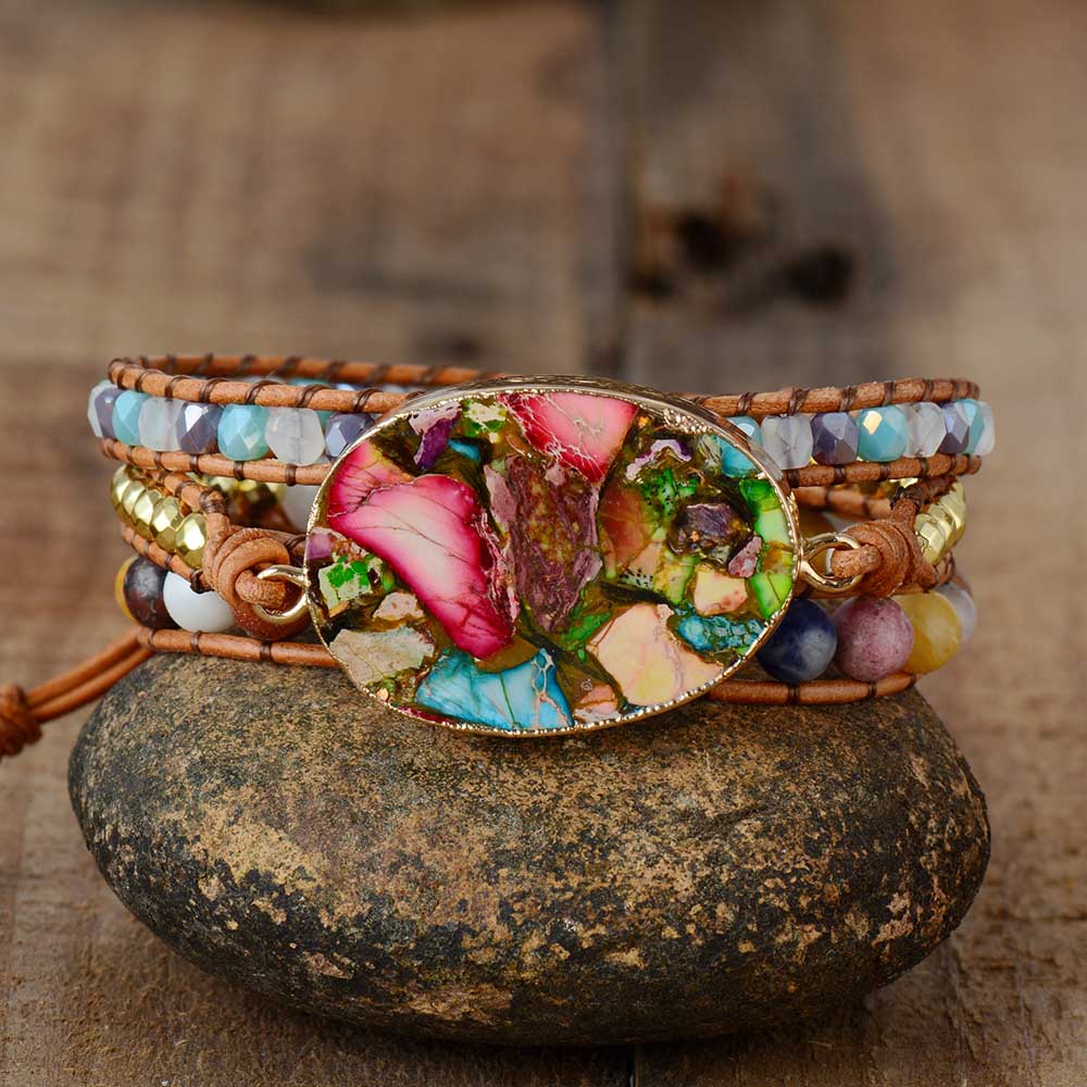 Colour Splash Jasper Bracelet
