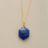 Hexagon Pendant Necklace