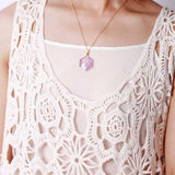 Hexagon Pendant Necklace