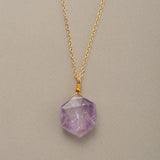 Hexagon Pendant Necklace