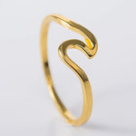 Ocean Wave Ring - Stainless Steel
