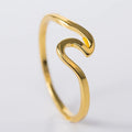 Ocean Wave Ring - Stainless Steel
