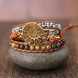 Ammonite Fossil Bracelet