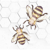 Adjustable 18K Gold Plated Honeycomb Ring