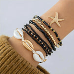 Bohemian Shell Beach Bracelet Set
