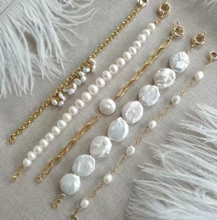 Vintage Baroque Pearl Bracelets