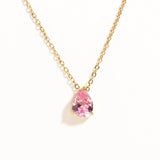 Crystal Teardrop Birthstone Necklace
