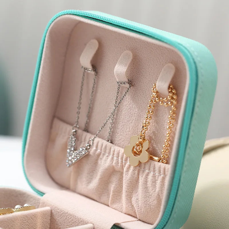 Elegant Travel Jewellery Box Organiser