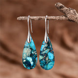 Ocean Regalite Drop Earrings