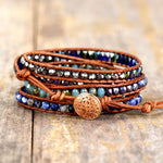 Lapis Lazuli Protection Wrap Bracelet