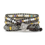 Labradorite Protection Wrap Bracelet