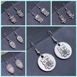 Vintage Owl Bohemian Dangle Earrings