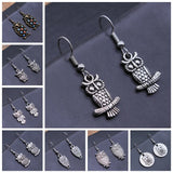 Vintage Owl Bohemian Dangle Earrings