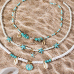 Bohemian Ocean Shell Layered Necklace