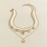 Starfish Dreams Pearl Choker Necklace