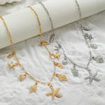 Ocean Dreams Starfish Shell Necklace