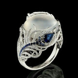 Sterling Silver Opal Ring for Women