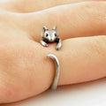 Adorable Mouse Wrap Ring – Vintage Adjustable Jewellery