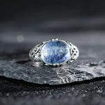 Vintage Aquamarine Sterling Silver Ring