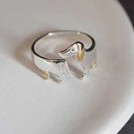 925 Sterling Silver Dachshund Ring – Adjustable Fit