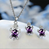 Beautiful Sea Turtle Necklace with Bonus Earrings – Limited Time Offer