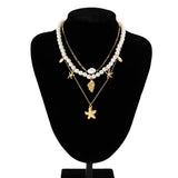 Starfish Dreams Pearl Choker Necklace