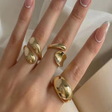 Baroque Pearl Flower Ring Collection
