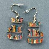 Vintage Colourful Cat Earrings